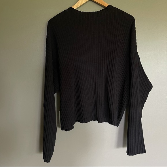 NWT Good American The Go To Boxy Sweater Black 4XL - Picture 13 of 16